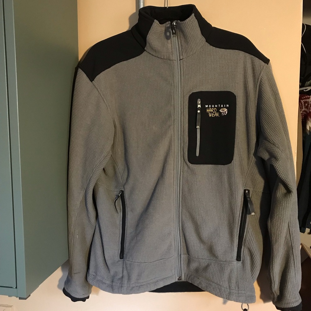 Mountain Hardware Gray Zip Jacket